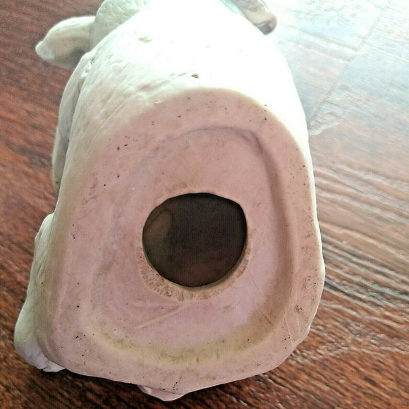 Vintage Pigs Ceramic Pottery Yard Outdoor Plant Figurines About 5" Long Set of 3 - Picture 6 of 7